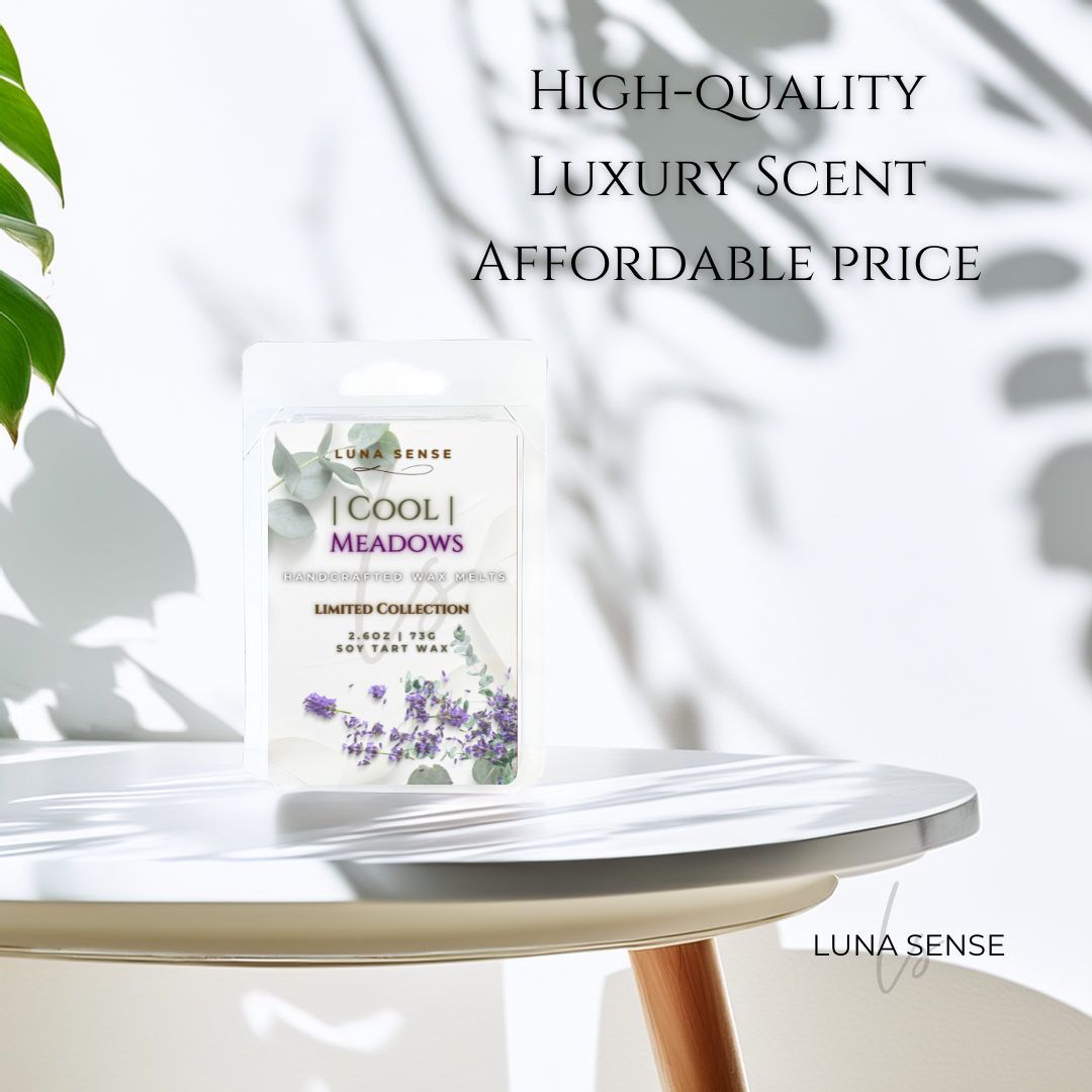 Luna Sense Cool Meadows Wax Melt | Fresh Marine Mint