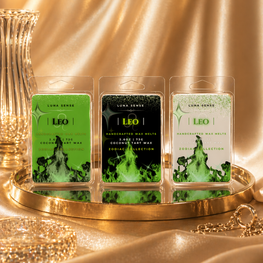 Leo Zodiac Wax Melt Bundle | 3-Pack Warm Radiant Scent