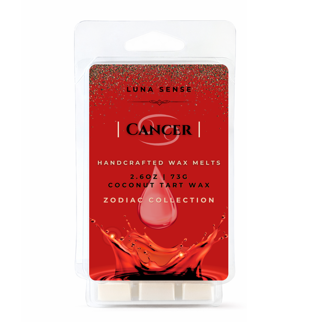 Cancer Zodiac Wax Melt Bundle | 3-Pack Soft Fresh Scent