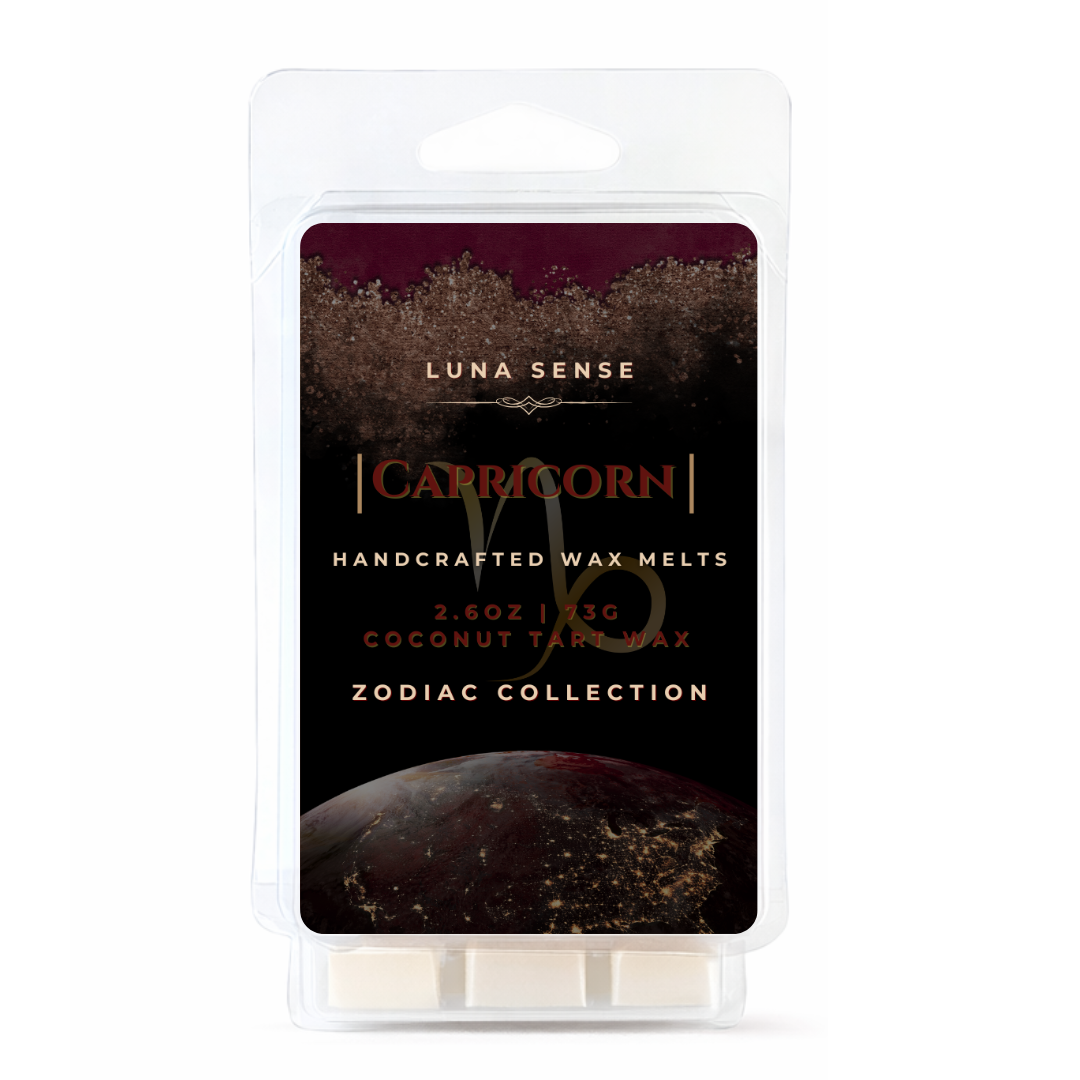 Capricorn Zodiac Wax Melt Bundle | 3-Pack Warm Woodsy Scent