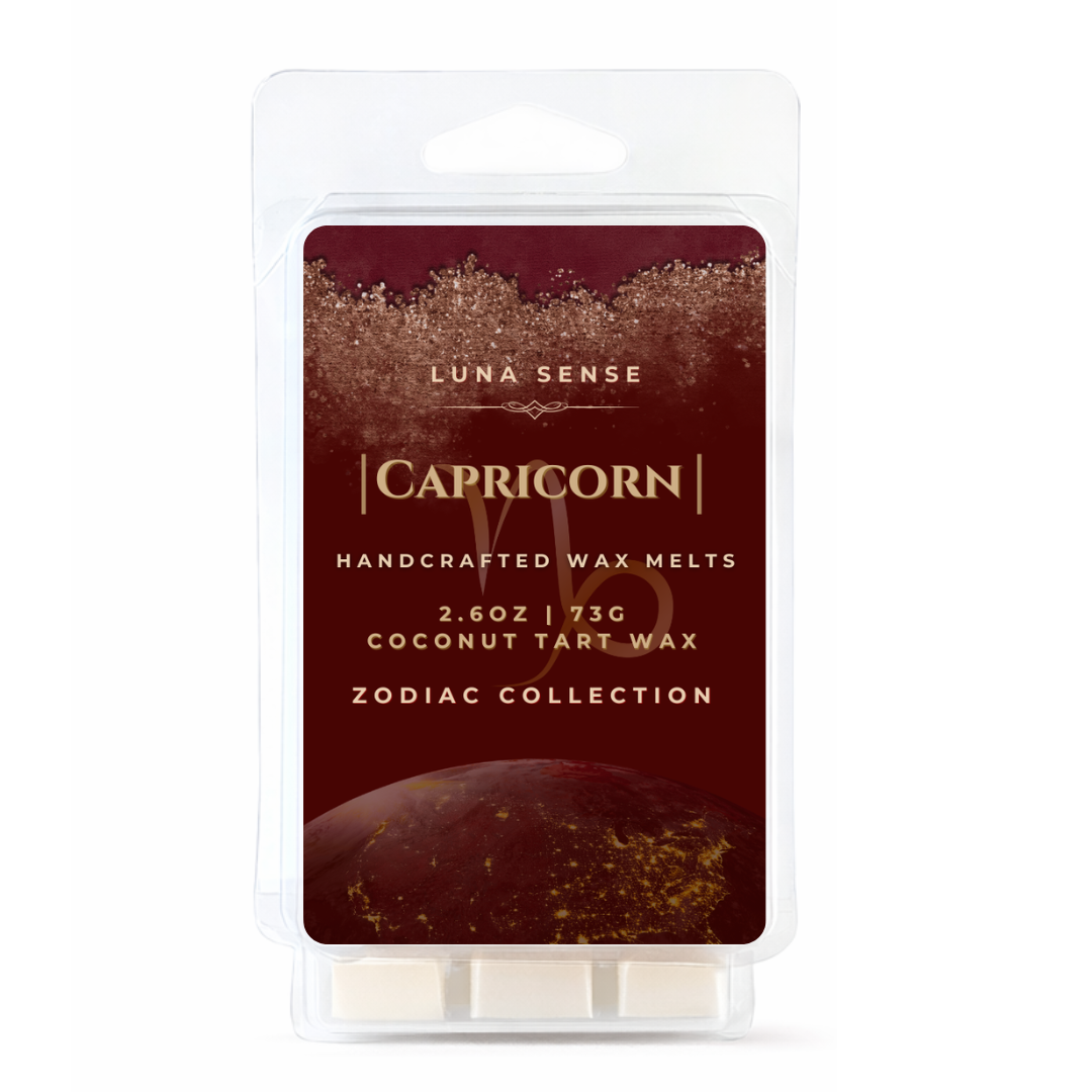 Capricorn Zodiac Wax Melt Bundle | 3-Pack Warm Woodsy Scent
