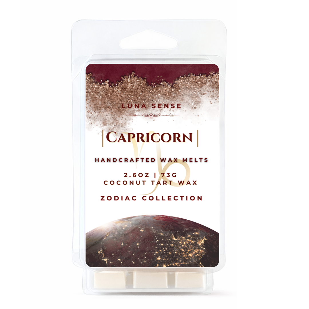 Capricorn Zodiac Wax Melt Bundle | 3-Pack Warm Woodsy Scent