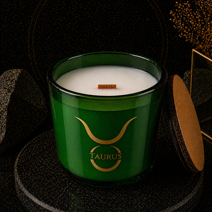 Taurus Zodiac Candle | Warm Woodsy Musk