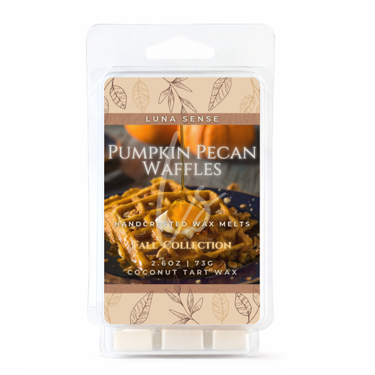 Luna Sense Pumpkin Pecan Waffles Wax Melt | Warm Sweet Bakery Scent