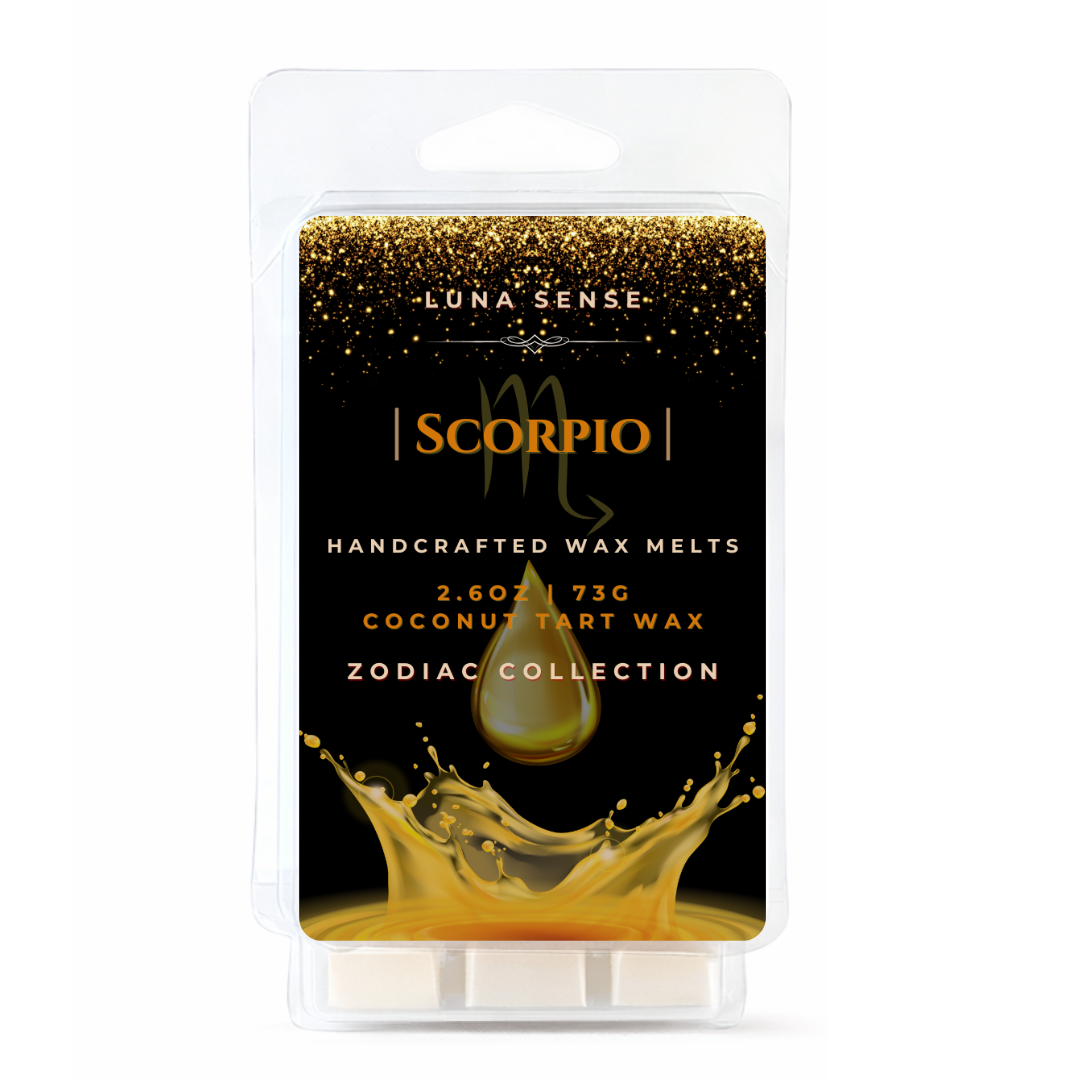 Scorpio Zodiac Wax Melt Bundle | 3-Pack deep Water Scent