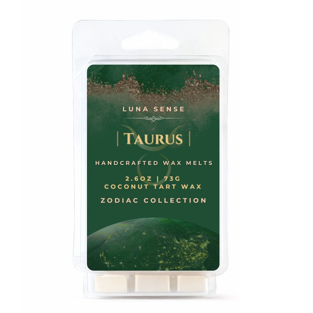 Taurus Zodiac Wax Melt Bundle | 3-Pack Cozy Woodsy Scent