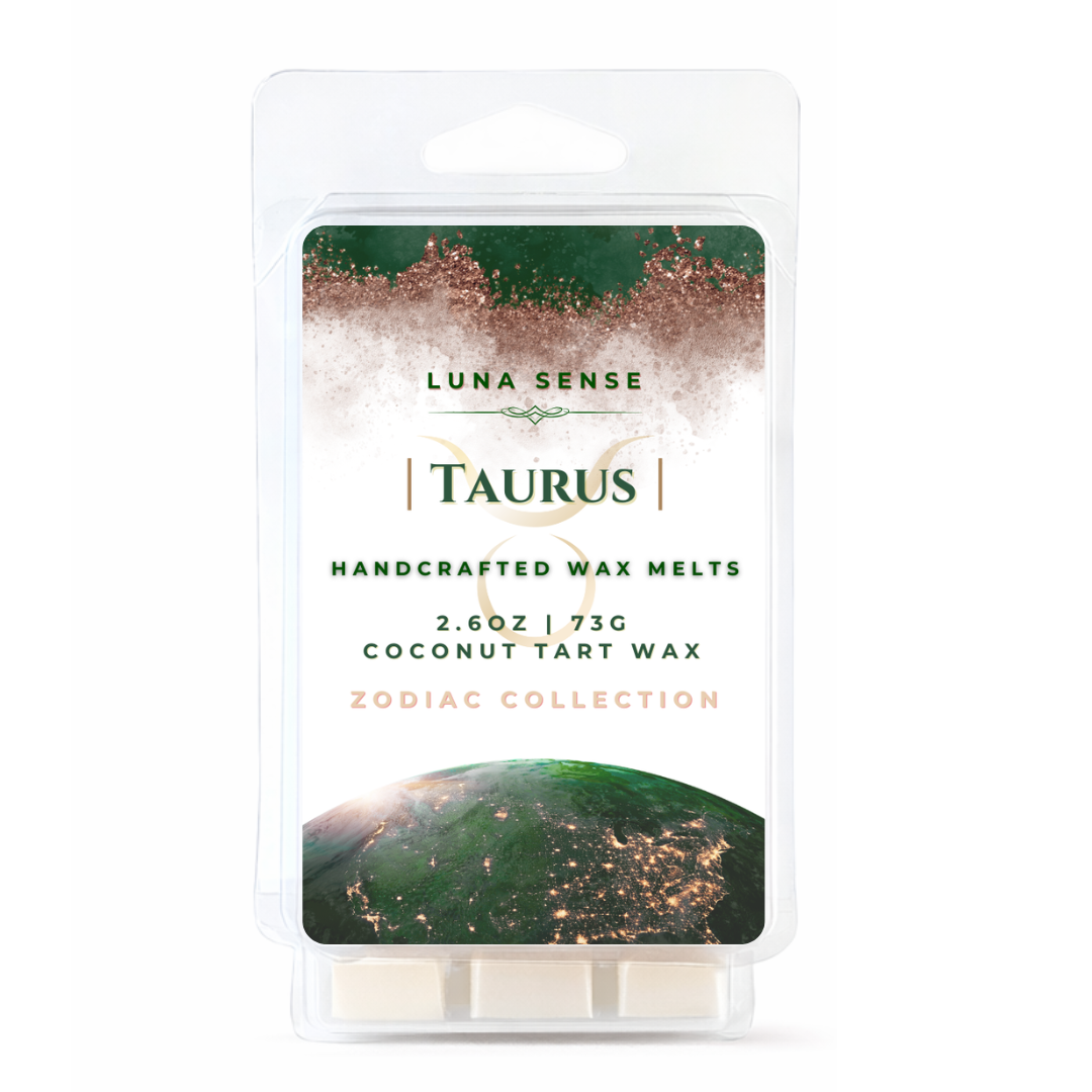 Taurus Zodiac Wax Melt Bundle | 3-Pack Cozy Woodsy Scent