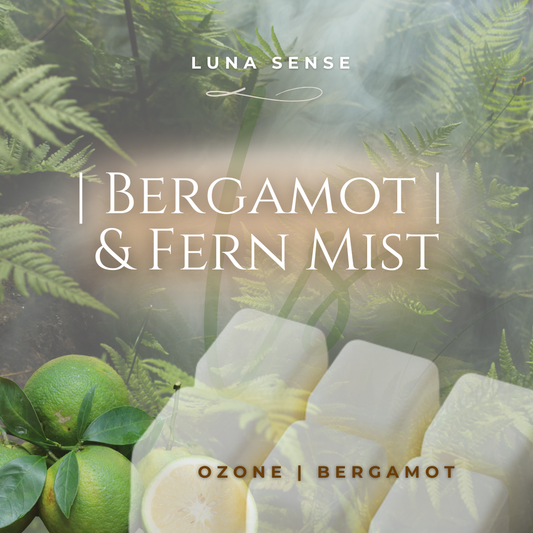 Luna Sense Bergamot & Fern Mist Wax Melt | Earthy Mist
