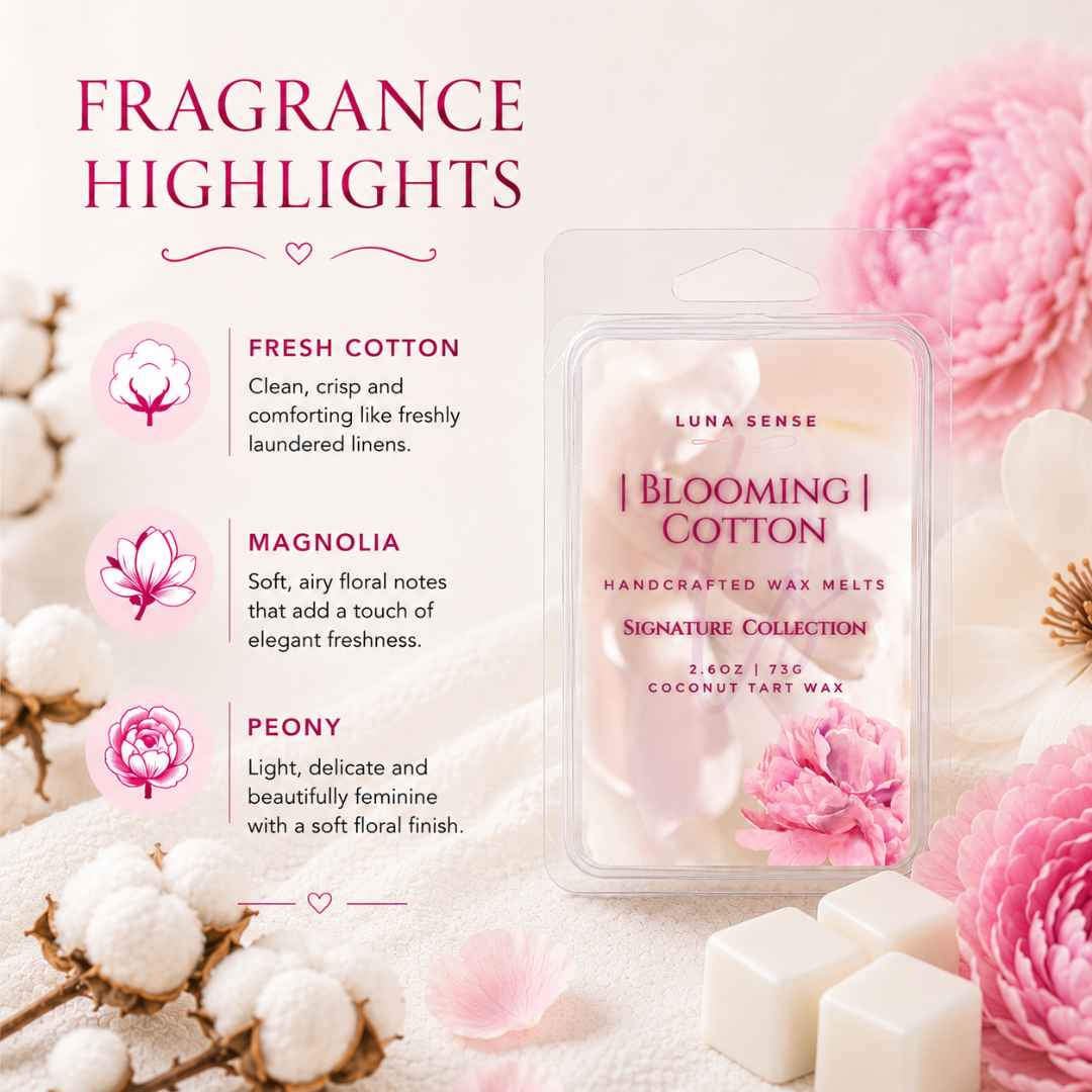 Blooming Cotton Wax Melt