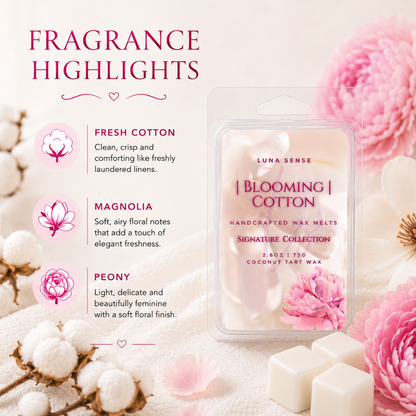 Blooming Cotton Wax Melt