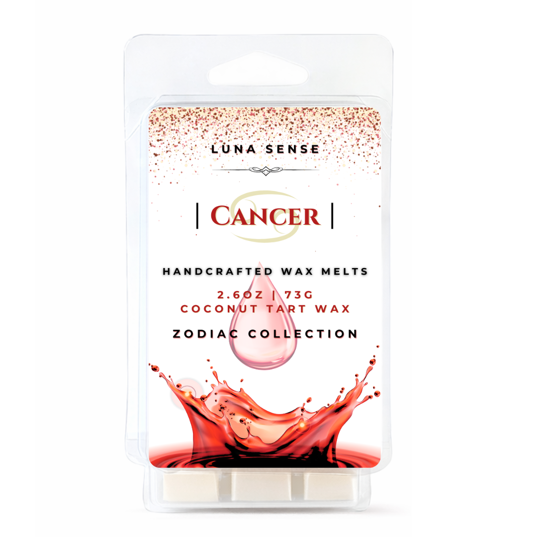 Cancer Zodiac Wax Melt Bundle | 3-Pack Soft Fresh Scent