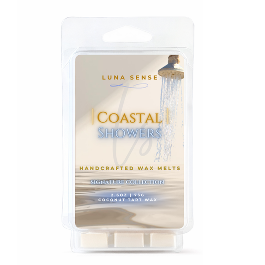 Luna Sense Coastal Showers Wax Melt | Clean White Tea