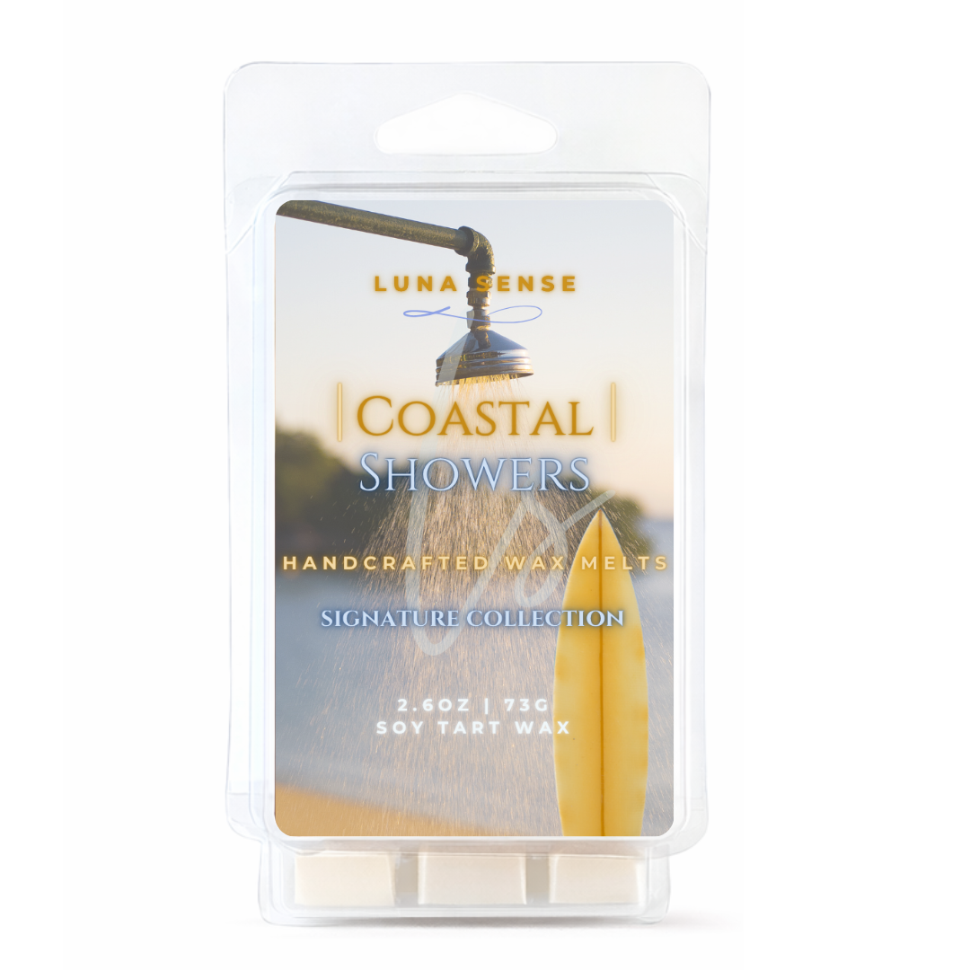 Luna Sense Coastal Showers Wax Melt | Clean White Tea