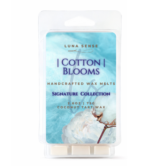 Luna Sense Cotton Blooms Wax Melt   | Clean Cotton Luxury Spa