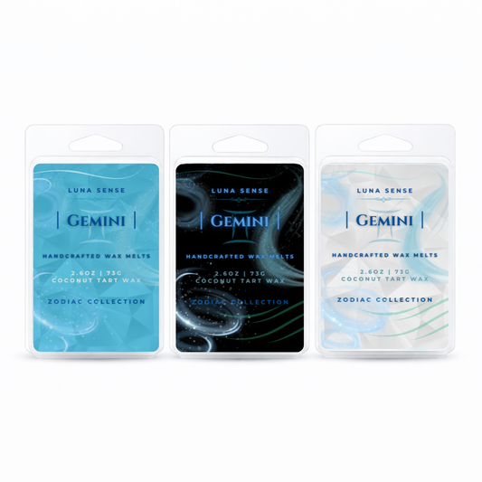 Gemini Zodiac Wax Melt Bundle | 3-Pack Bright Airy Scents