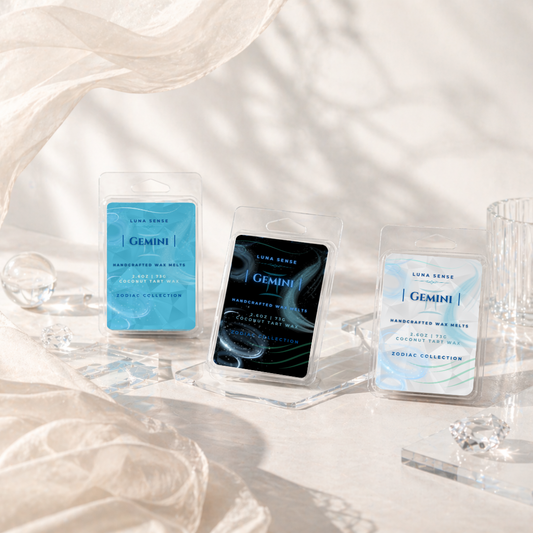 Gemini Zodiac Wax Melt Bundle | 3-Pack Bright Airy Scents