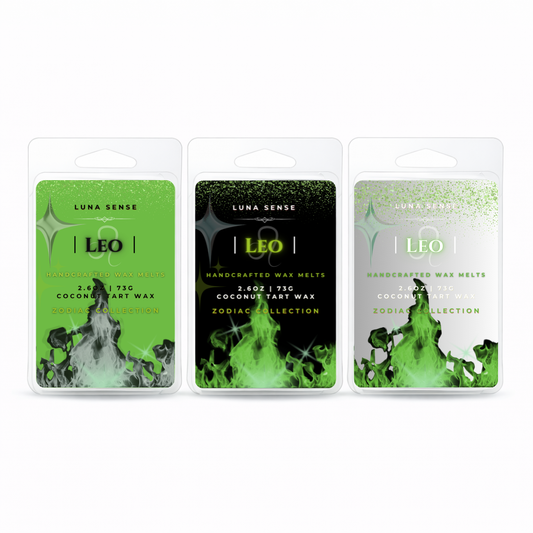Leo Zodiac Wax Melt Bundle | 3-Pack Warm Radiant Scent