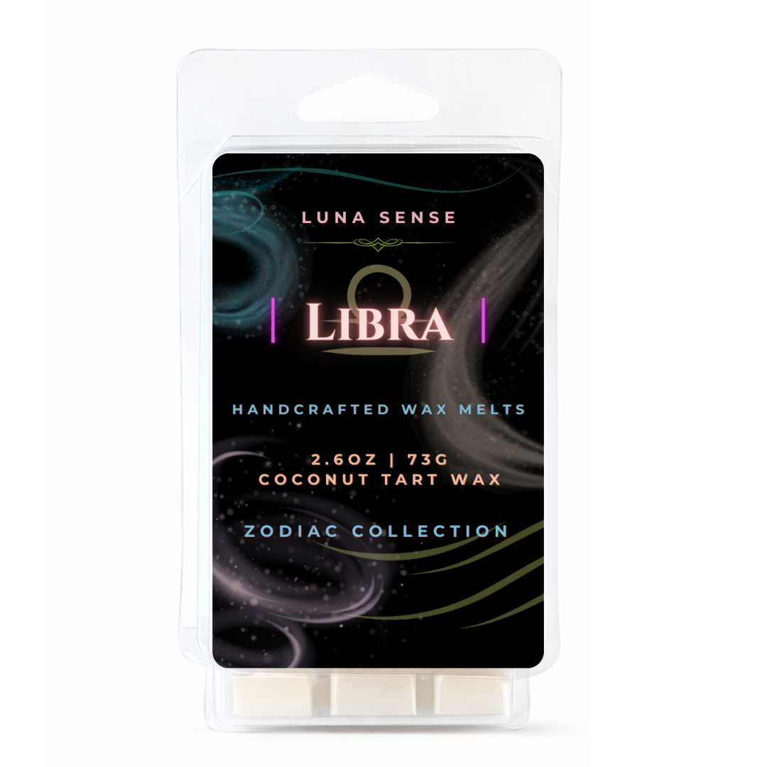 Libra Zodiac Wax Melt Bundle | 3-Pack Soft Airy Floral Scent