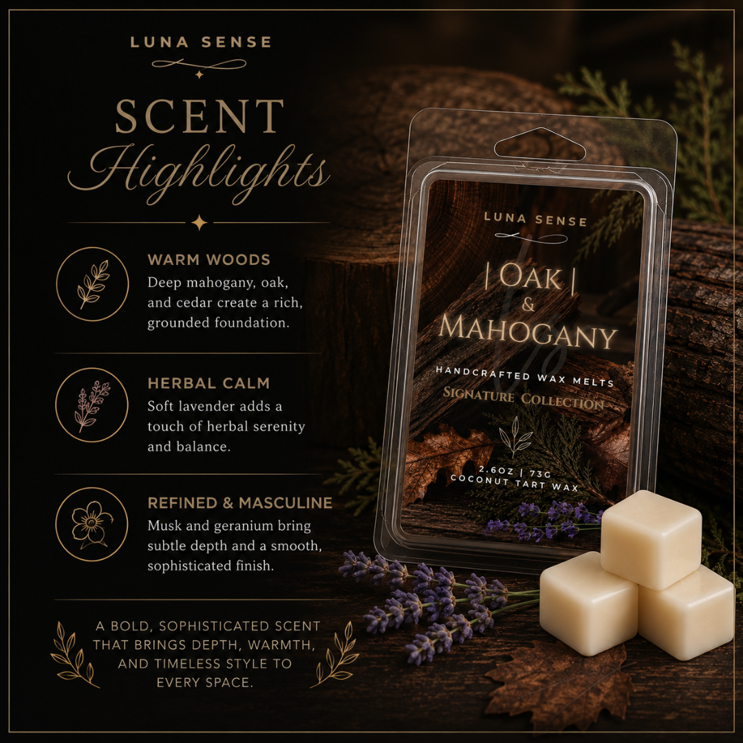 Oak & Mahogany Wax Melt