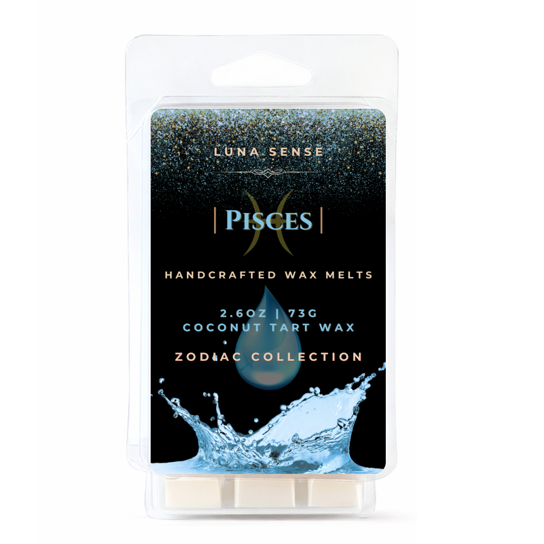 Pisces Zodiac Wax Melt Bundle | 3-Pack Soft Ocean Scent
