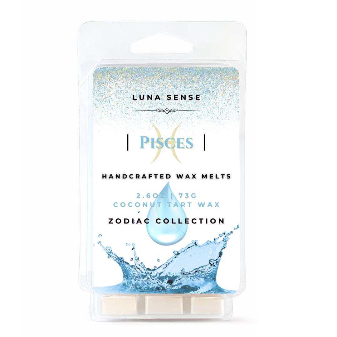 Pisces Zodiac Wax Melt Bundle | 3-Pack Soft Ocean Scent