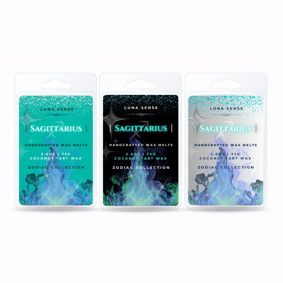 Sagittarius Zodiac Wax Melt Bundle | 3-Pack Warm Smoky Scent