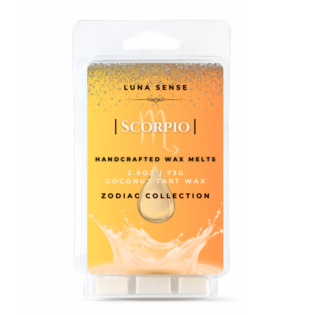 Scorpio Zodiac Wax Melt Bundle | 3-Pack deep Water Scent