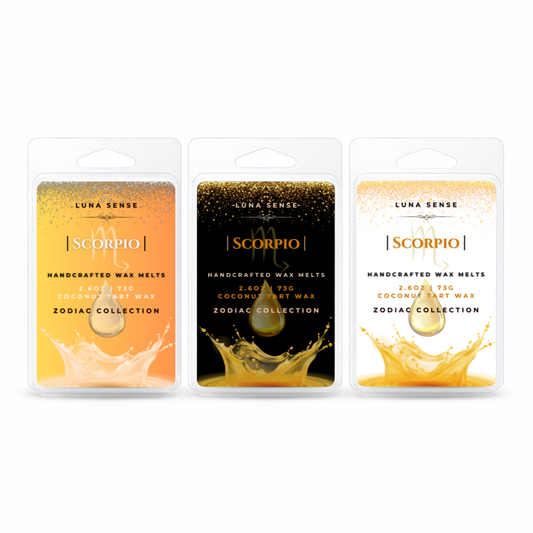 Scorpio Zodiac Wax Melt Bundle | 3-Pack deep Water Scent