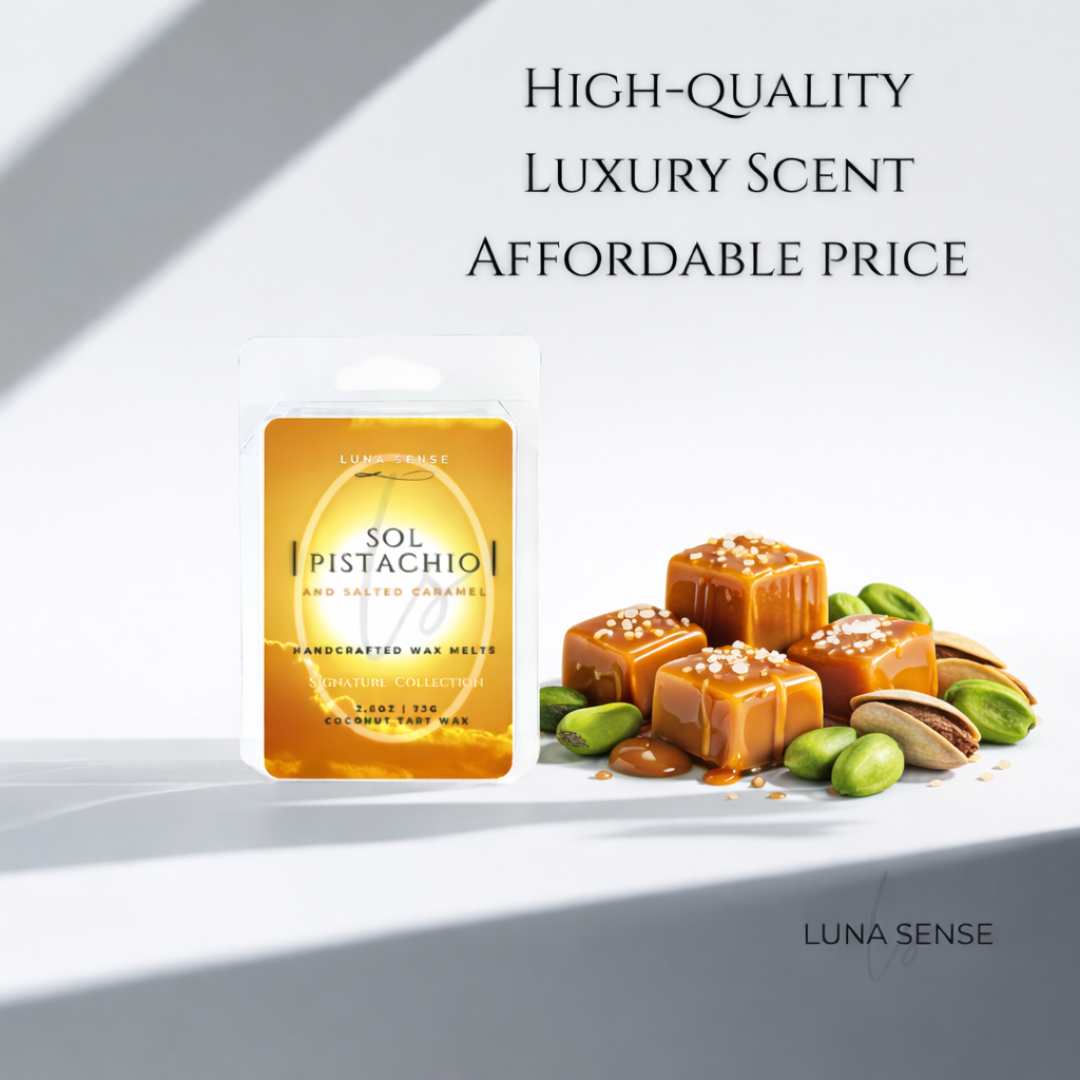 Luna Sense Sol Pistachio Wax Melt | Creamy Pistachio