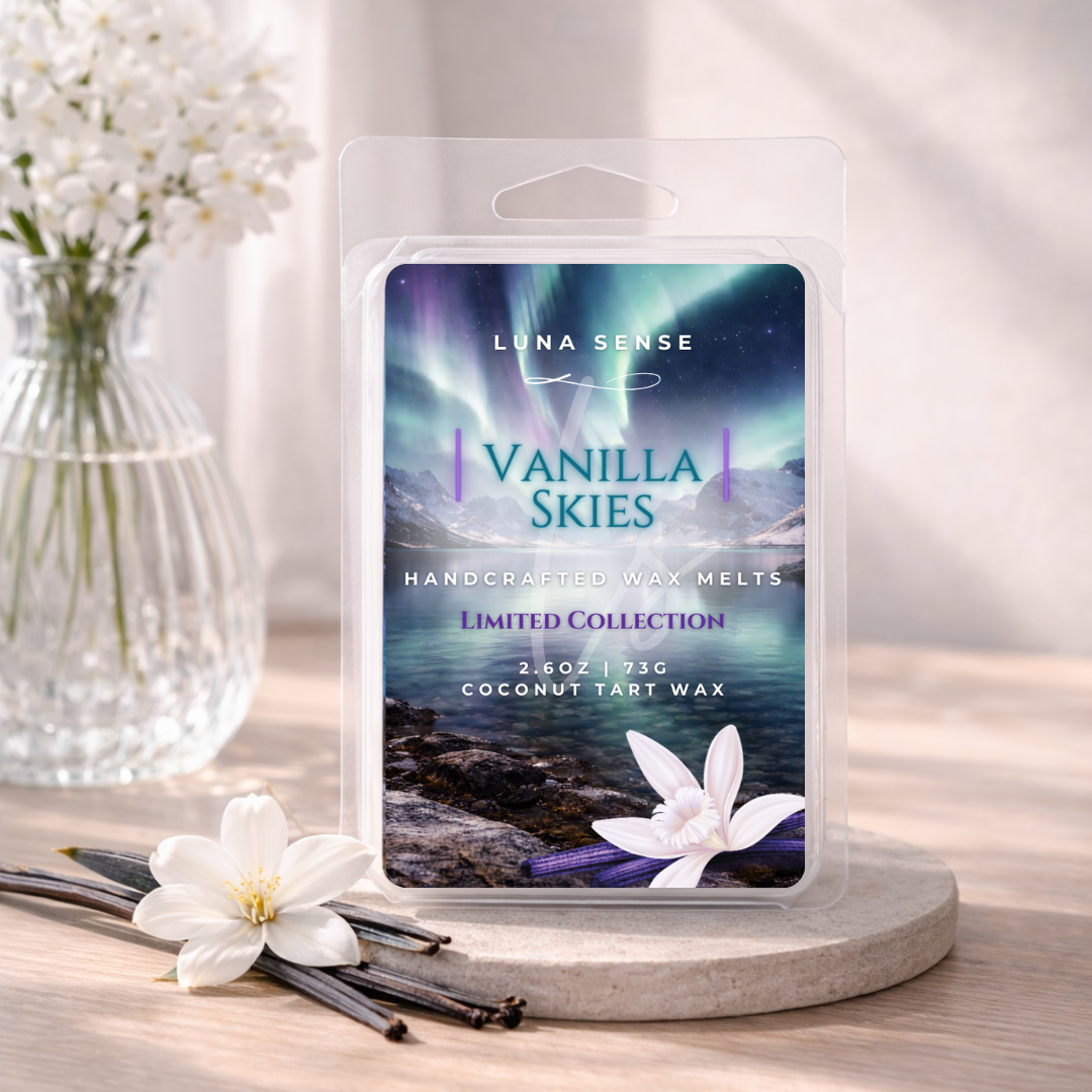 Luna Sense Vanilla Skies Wax Melt | Vanilla & Herbal Woods